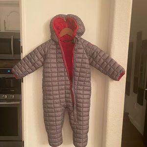 Snozu Snowsuit - Kids | 24 Months | Grey & Red